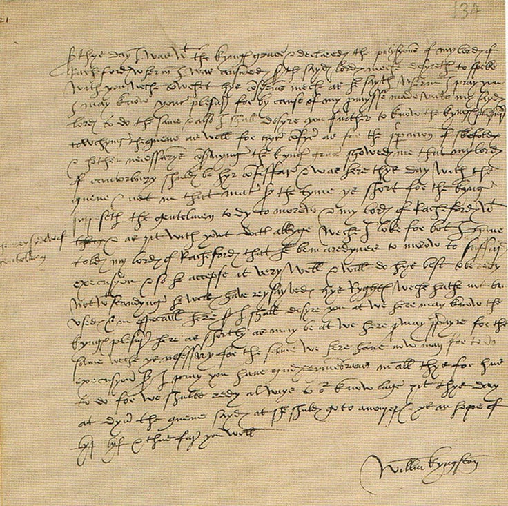 Letter from Sir William Kingston to Cromwell re George Boleyn