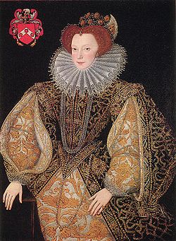 Lettice Knollys, Countess of Leicester, by George Gower (courtesy Wikimedia Commons)