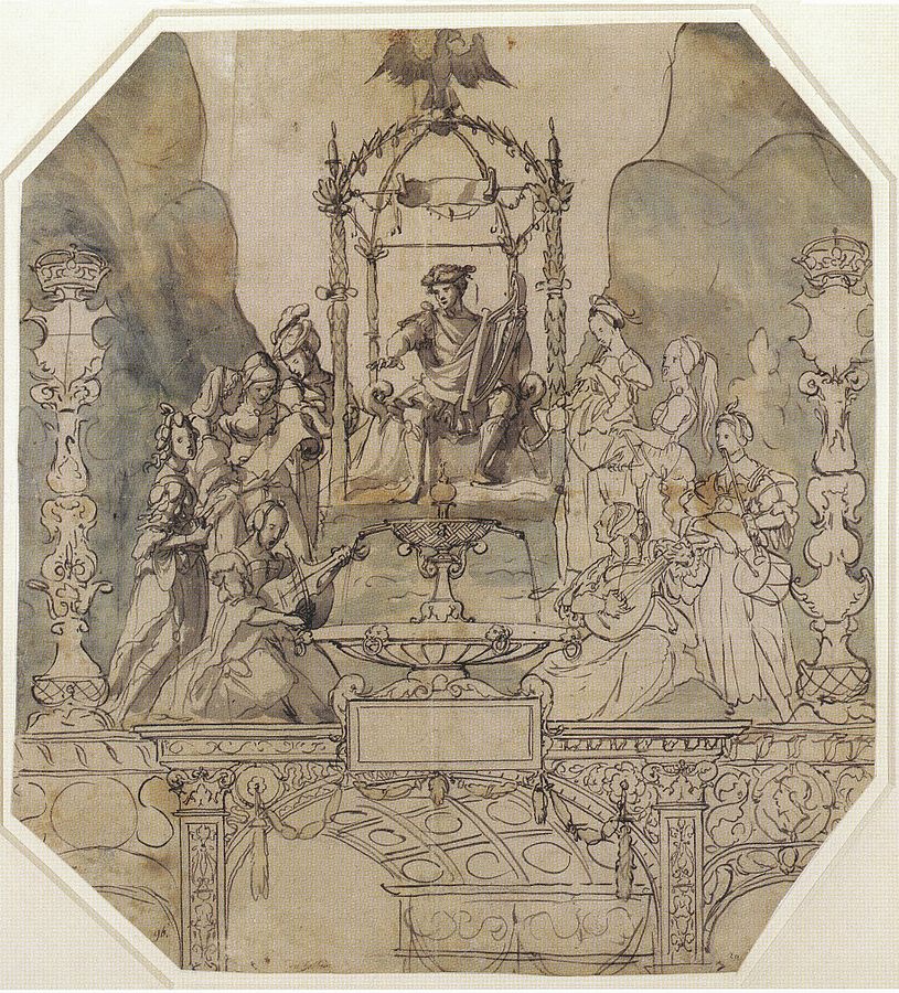 Holbein's Sketch for a Street Tableau